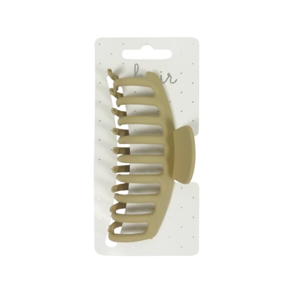 Haarklem 11.0cm Ronde Tanden Beige