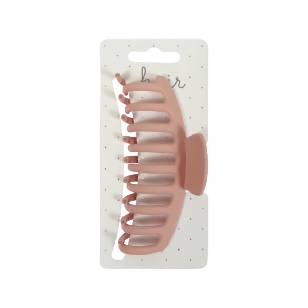 Haarklem 11.0cm Ronde Tanden Roze